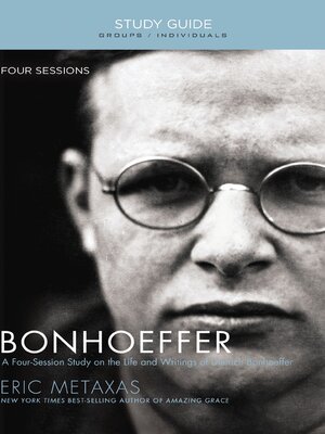 cover image of Bonhoeffer Bible Study Guide